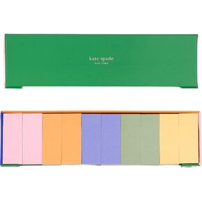 kate spade new york Sticky Note Pads with 5 Flower Shaped Stacks, Studying Essentials Set Includes Cute Sticky Notes with 75 Sheets Per Notepad, Colorblock