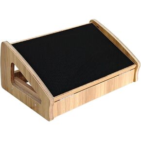 Wooden Foot Rest for Under Desk at Work Desk Foot Rest 4 Adjustable Heights Ergonomic Foot stools Under Office Desk for Improving Posture