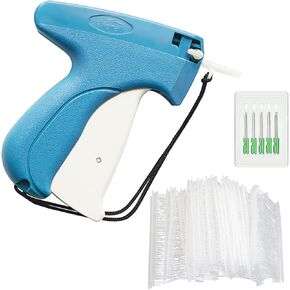 Tagging Gun for Clothing, 1606pcs Price Tag Gun Kit for Clothes Labeler, Garment Tag Attacher Gun with 6 Steel Needles and 1600 1-in Barbs Fasteners for Fine Tagging Applications (Not Mini Stitch)