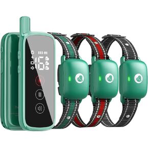 Touch-Screen Dog Shock Collar with Security Lock, 2600FT Dog Training Collar Features 3 Training Modes, Rechargeable & Waterproof, Suits Dogs of All Breeds and Sizes