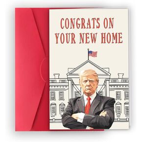 بطاقة عيد ميلاد ترامب الفكاهية للنساء رجال ، مضحكة بطاقات عيد ميلاد دونالد ترامب هدايا لعائلة أبي أمي ، ديكورات عيد ميلاد سعيد ترامب للزوجة زوجة ، أفكار هدايا عيد ميلاد فريدة من نوعها لها in Kuwait