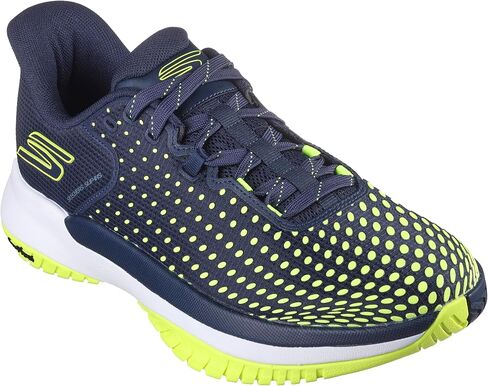 Skechers Men's Viper Court Elite (Black/Blue, 12) in Saudi Arabia