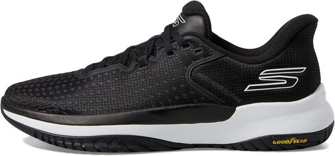 Skechers Men's Viper Court Elite (Black/Blue, 12) in Saudi Arabia