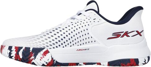 Skechers Men's Viper Court Elite (Black/Blue, 12) in Saudi Arabia