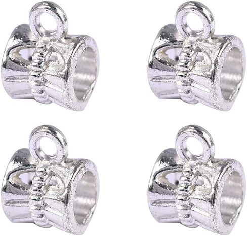 LANBEIDE 50pcs Antique Alloy Pendant Clasp Bail Beads Loose Spacer Beads Connectors For DIY Necklace Bracelet Jewelry Making in Saudi Arabia