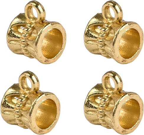 Lanbeide 50pcs سبيكة عتيقة قلادة قفلات الكفالة حبات الفواصل الفضفاض in Kuwait