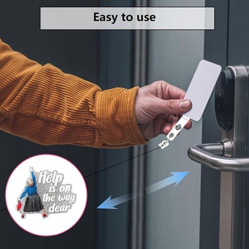 Help is on The Way,Funny Retractable Badge Reel for ID Card Badge,Retractable Badge Holder Alligator Clip for Nurse,Medical Assistant,Nursing Student,Teacher (Pink) in Kuwait