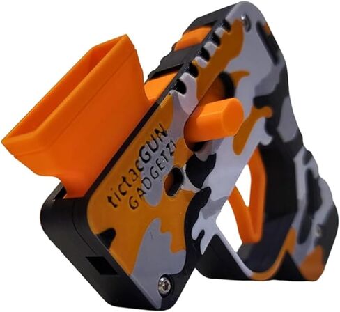 Candy Toy Gun Shooter - Wow... Shoots FAR & Fast! Loaded with Fun! 3D Printed Premium Toy Gun: Shoots Candy FAR Ships Today (Blizzard Storm) in Kuwait