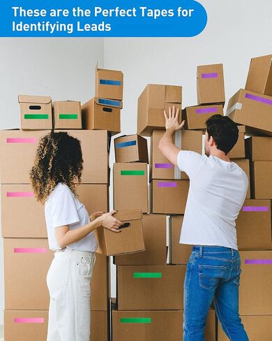 4 لفات الشريط الملون ، يستخدم شريط أنابيب الماء متعددة ، شريط قناة مقاوم للماء ، شريط متعدد الوظائف للحرف اليدوية والفن ، الاستفادة من عدم وجود بقايا ، من السهل تمزيقها يدويًا ، رائعة للتعبئة. in Kuwait