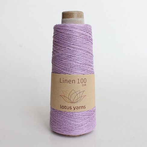 Lotus Yarns 100% Natural Linen Lace Weight Hand Knitting Crochet Yarn 100g/cone for Summer Fashion Garments Baby Clothes Soft and Cool 01 in Kuwait
