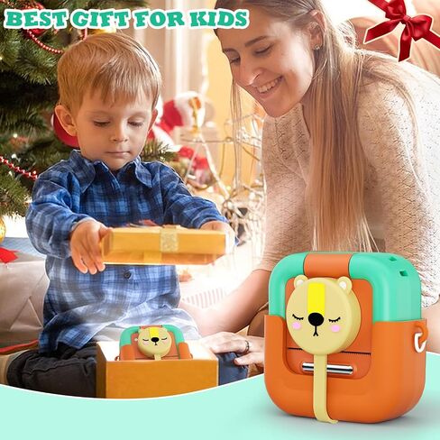 Instant Print Camera for Kids,Christmas Birthday Gifts Toy for Girls HD Video Camera for Kids，Kids Instant Print Camera Portable Toy 3 4 5 6 7 8 9 Year Old Child with 32GB Card-Pink in Saudi Arabia