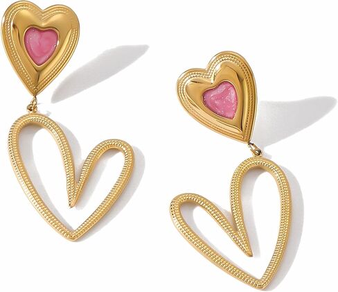 Bohemian Floral Filigree Gold Plated Turquoise Lapis Lazuli Drop Dangle Earrings, 925 Sterling Silver Durable Hook Earrings, Retro Jewelry Gift for Mother Women in Kuwait