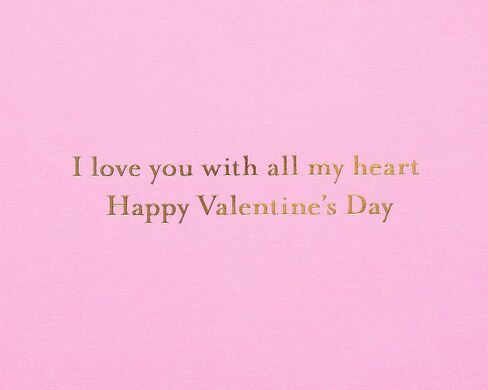 Papyrus Romantic Valentines Day Card (With All My Heart) in Kuwait