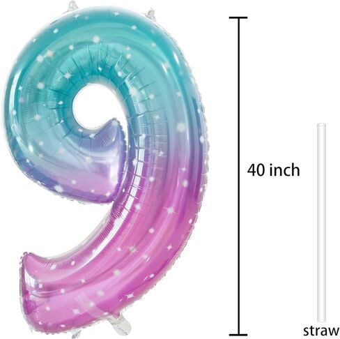 Number 5 Balloon, Large number balloons 40 inch, 5th Birthday Party Decorations Supplies 5 Year Old Birthday Sign Decor in Kuwait