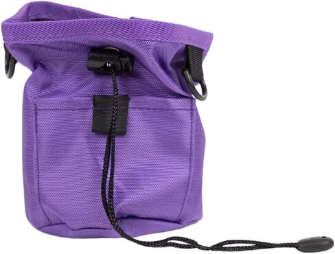 The Little Dipper Treat Pouch ™ Great for Dog Training, Durable, washable, drawcord pouch with removable pouch liners, sling-style strap & non-slip belt, perfect for essentials (Purple) in Saudi Arabia