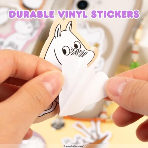 iFace Moomin Special Limited Edition Phone Case DIY Cute Decoration Sticker Set – Universally Compatible Smartphone Case Vinyl Decals for iPhone 16/15 / 14/13 and Samsung Galaxy - 5 Piece - Set 1 in Kuwait