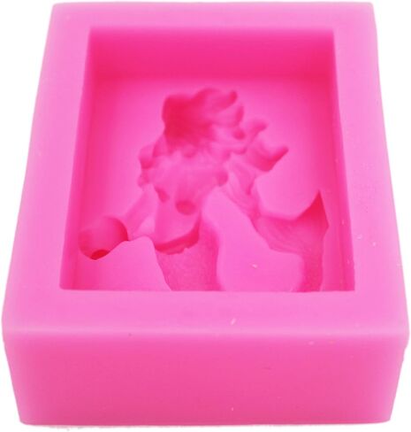 3D Mermaid Silicone Soap Mold 3D Handmade Craft Mould Longzang Soap Molds (S116) in Kuwait