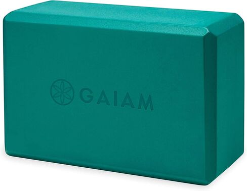 Gaiam Yoga Block - Supportive Latex-Free EVA Foam Soft Non-Slip Surface for Yoga, Pilates, Meditation (Navajo Black) in Kuwait