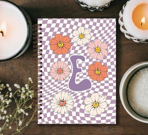 مجلة دفتر دفتر مدققة مخصصة للنساء ، دفتر ملاحظات الرسالة الأولية ، الهدايا المخصصة المخصصة ، المفترسة الشخصية ، الهدايا المتبادلة للنساء ، دفتر Notebly SPOOL 5.5 × 8.3 in Kuwait