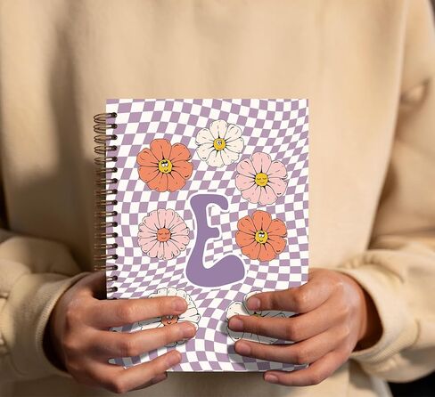 مجلة دفتر دفتر مدققة مخصصة للنساء ، دفتر ملاحظات الرسالة الأولية ، الهدايا المخصصة المخصصة ، المفترسة الشخصية ، الهدايا المتبادلة للنساء ، دفتر Notebly SPOOL 5.5 × 8.3 in Kuwait