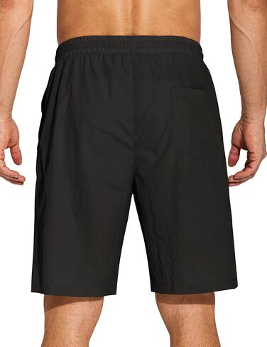 شورت كاجوال رجالي من COOFANDY مكون من قطعتين خفيف الوزن وخصر مطاطي برباط للشاطئ مع جيب in Kuwait