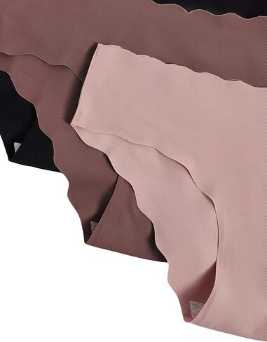 Verdusa Women's 6 Piece Scalloped Seamless No Show Bra and Panty Lingerie Sets in Kuwait