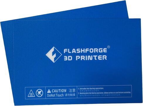 Smilyeez Listing for FlashForge HP-00057 Platform Sticker for Creator Pro, Creator Pro 2, Dreamer, Dreamer NX, and Inventor - 232mm x 154mm Original Build Surface 6 Pcs Kit (Pack of 6) in Kuwait