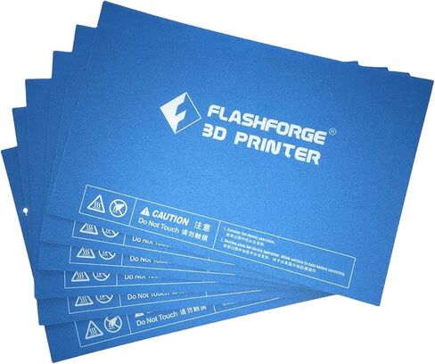 Smilyeez Listing for FlashForge HP-00057 Platform Sticker for Creator Pro, Creator Pro 2, Dreamer, Dreamer NX, and Inventor - 232mm x 154mm Original Build Surface 6 Pcs Kit (Pack of 6) in Kuwait