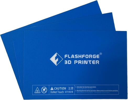Smilyeez Listing for FlashForge HP-00057 Platform Sticker for Creator Pro, Creator Pro 2, Dreamer, Dreamer NX, and Inventor - 232mm x 154mm Original Build Surface 6 Pcs Kit (Pack of 6) in Kuwait