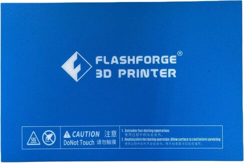 Smilyeez Listing for FlashForge HP-00057 Platform Sticker for Creator Pro, Creator Pro 2, Dreamer, Dreamer NX, and Inventor - 232mm x 154mm Original Build Surface 6 Pcs Kit (Pack of 6) in Kuwait