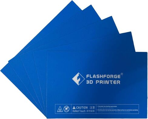Smilyeez Listing for FlashForge HP-00057 Platform Sticker for Creator Pro, Creator Pro 2, Dreamer, Dreamer NX, and Inventor - 232mm x 154mm Original Build Surface 6 Pcs Kit (Pack of 6) in Kuwait
