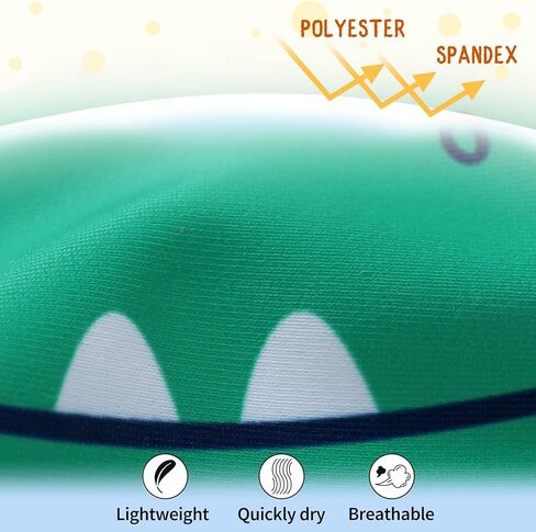 Happy Town Toddler Boys Swimsuits Rashguard Sets Long Sleeve Swim Shirt Trunk Bathing Suits Swimwear Summer Outfits Clothes in Kuwait