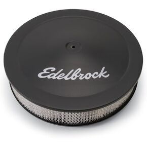 Edelbrock 1223 Pro-Flo Black Finish 3" Round Air Filter Element with 14" Diameter
