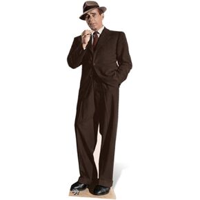 Star Cutouts, Humphrey Bogart, Cardboard Cutout Stand-Up, Celebrity Life-Size Stand-In - 74" x 24"