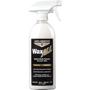 Aero Cosmetics Ceramic Wax Aircraft Grade Hybrid Multi-Polymer Ceramic Wax Long Lasting Hydrophobic UV Protection Advanced SiO2 Technology Superior Shine, Gloss, & Depth of Color