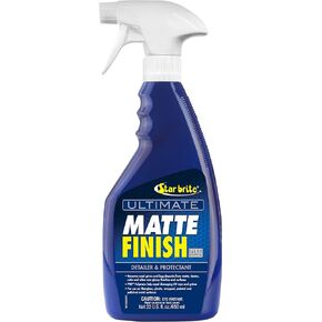 STAR BRITE Ultimate Matte Finish Detailer & Protectant Spray - Superior Cleaning & UV Protection for All Matte Surfaces - 22 Ounce (098122)