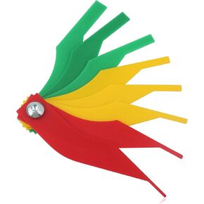 8PCS Brake Pad Measuring Tool,Color Coded Brake Pad Gauge with Metric & SAE Size,Durable Nylon Brake Pad Thickness Gauge Automotive Tool for Quickly Measure Disc & Drum Brake Pad