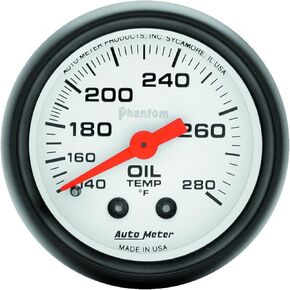 Auto Meter 5741 Phantom Mechanical Oil Temperature Gauge
