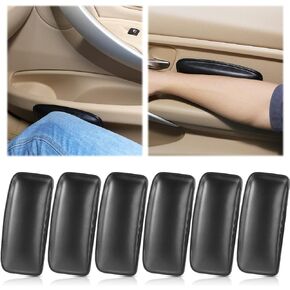 6 Pack Automotive Center Consoles Knee Cushion Leather Car Knee Cushion Car Armrest Support Car Pillow Auto Knee Leg Elbow Cushion Pad Soft Arm Pad Automotive Interior Accessories for Car Truck