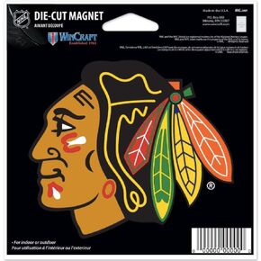 Wincraft Chicago Blackhawks Indoor/Outdoor Die Cut Magnet