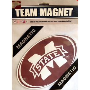 Fremont Die NCAA Mississippi State 8" Vinyl Magnet, One Size, Multicolor