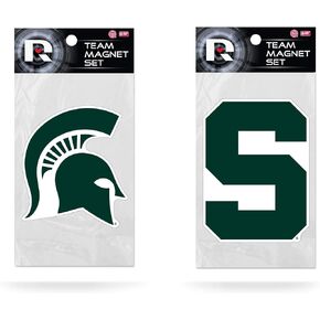 Rico Industries NCAA Unisex 2-Pack Die Cut Team Logo Magnet Set