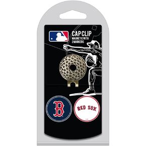 Team Golf MLB Golf Cap Clip with 2 Removable Double-Sided Enamel Magnetic Ball Markers, Attaches Easily to Hats