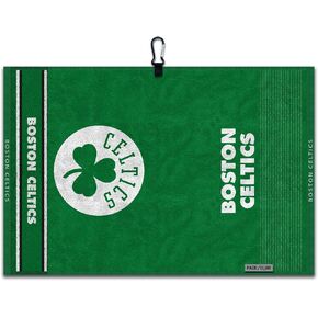 Team Effort Boston Celtics Boston Celtics Face/Club Jacquard Golf Towel 16" x 24"