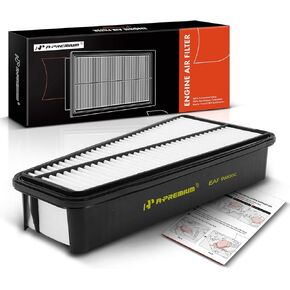 A-Premium Engine Air Filter Compatible with Toyota Models - Tacoma 2005-2015, Tundra 2005-2010, 4Runner 2003-2009, FJ Cruiser 2007-2009 - V6 4.0L - Replace# 17801-0P010, CA9683