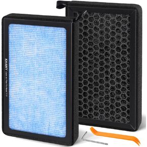 Tesla Model 3 Air Filter Model Y Cabin Air Filter HEPA with Carbon Activated, Tesla Filter Replacement kit Tesla Accessories 2016-2023, 2 Pack