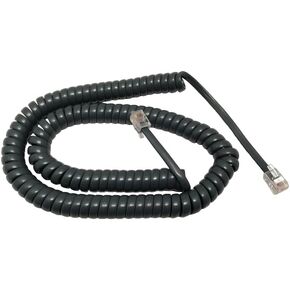 The VoIP Lounge Replacement 12 Foot Gray Handset Receiver Curly Cord for Cisco SPA500 Series IP Phone SPA501G SPA502G SPA504G SPA508G SPA509G SPA512G SPA514G SPA525G