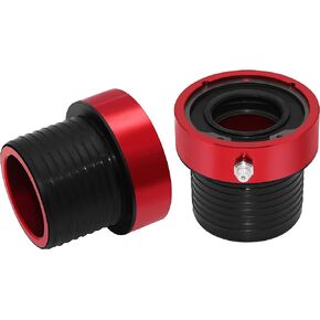 MG21102 Red Dana Axle Tube Seal Compatible with 87-01 Jeep Cherokee,97-06 TJ, 87-95 97-17 Wrangler, 2018 Wrangler JK front axles，Pair (30/44)