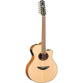 Yamaha APX700II 12-String Thinline Acoustic-Electric Guitar, Black