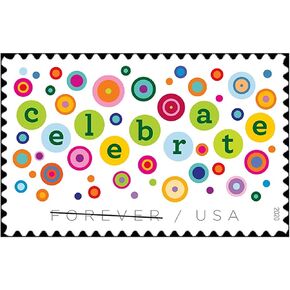 دعونا نحتفل! ورقة مكونة من 20 طوابع بريدية من الدرجة الأولى إلى الأبد وحفلات الزفاف وأعياد الميلاد والذكرى السنوية والعطلات والخطوبة والوظيفة الجديدة وحفلات التقاعد (ورقتان من 20) in Kuwait